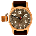 Bronze 46 Mm Meteorite Sapphire