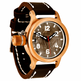Bronze 46 Mm Meteorite Sapphire