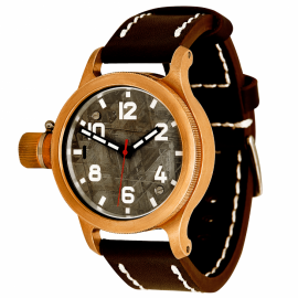 Bronze 46 Mm Meteorite Sapphire