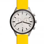 Men’s chronograph watch in PVD grey