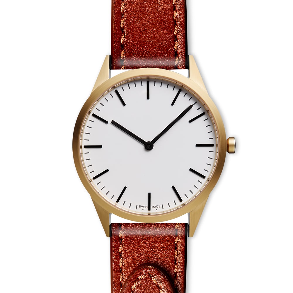 Men’s two-hand watch in PVD gold