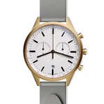 Men’s chronograph watch in PVD gold