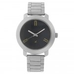BLUE DIAL SILVER STAINLESS STEEL STRAP WATCH