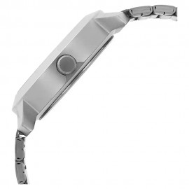 SILVER DIAL SILVER STAINLESS STEEL STRAP WATCH