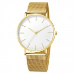 Fashion Network Simple Stainless Steel Quartz Watches