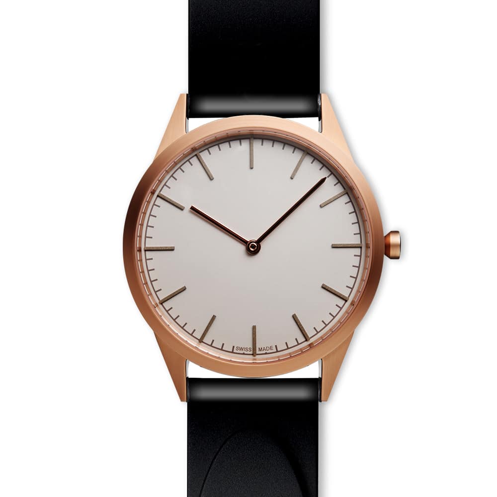 Men’s Two-Hand Watch In PVD Rose Gold