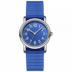 Analog Boy's Watch With Fabric Strap Blue