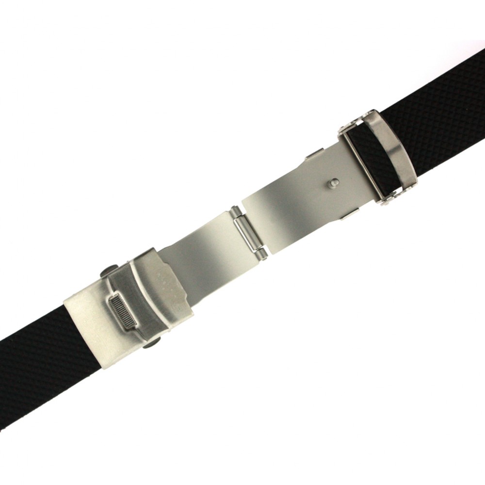 Deployment clasp 22 mm for rubber strap