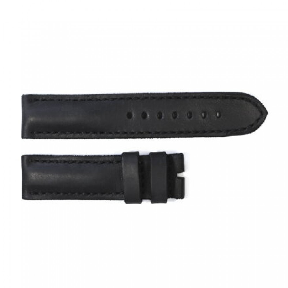 Leather strap black for Racetimer size S
