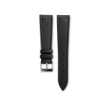 Leather strap black tone in tone size S