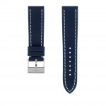 Leather strap blue for Marine Chronograph size S