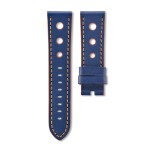 Leather strap blue for Racetimer size M