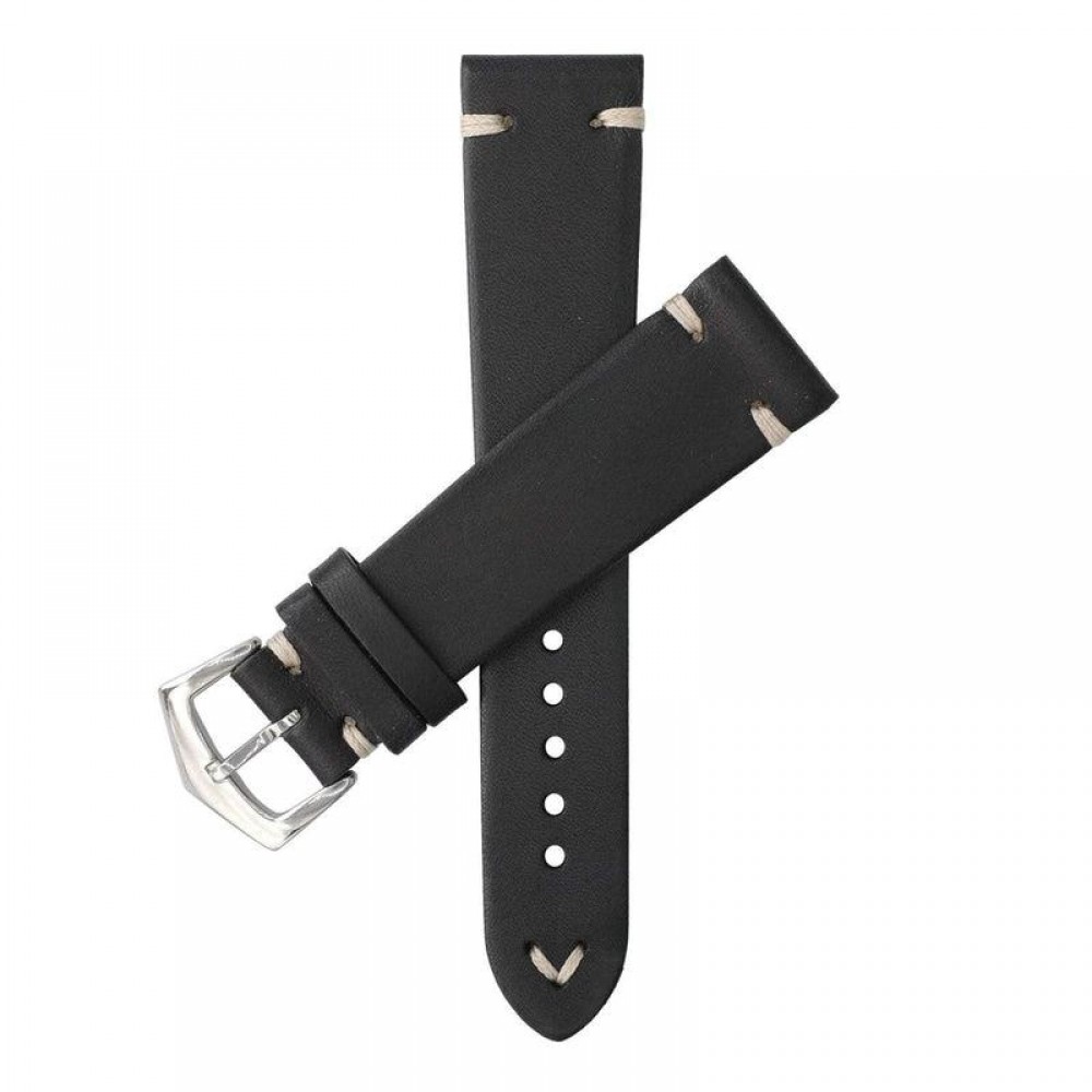 Leather strap vintage black size M