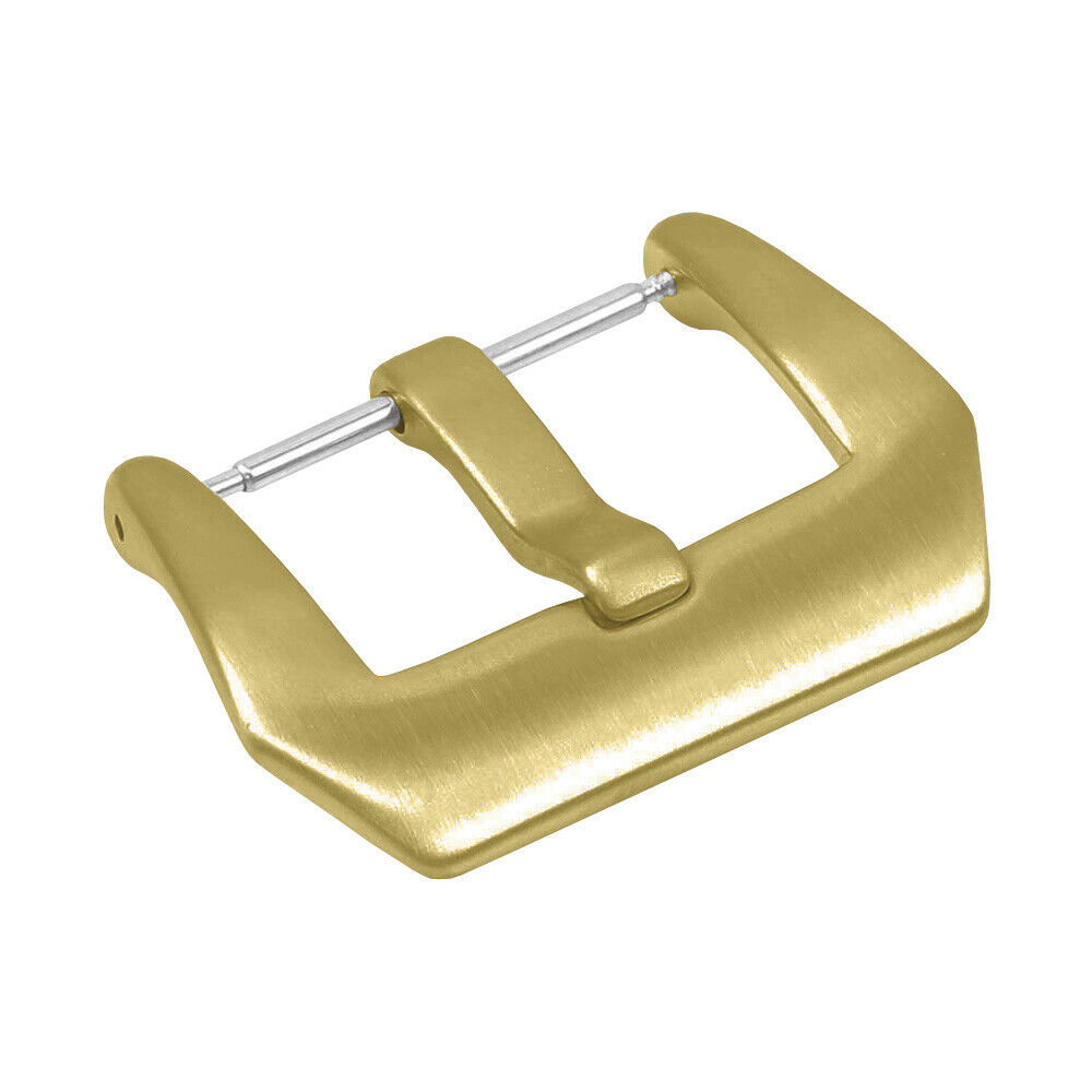 PRE-V buckle Bronze satined 24 mm with logo