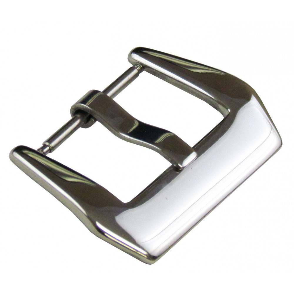 PRE-V buckle polished 24 mm with logo