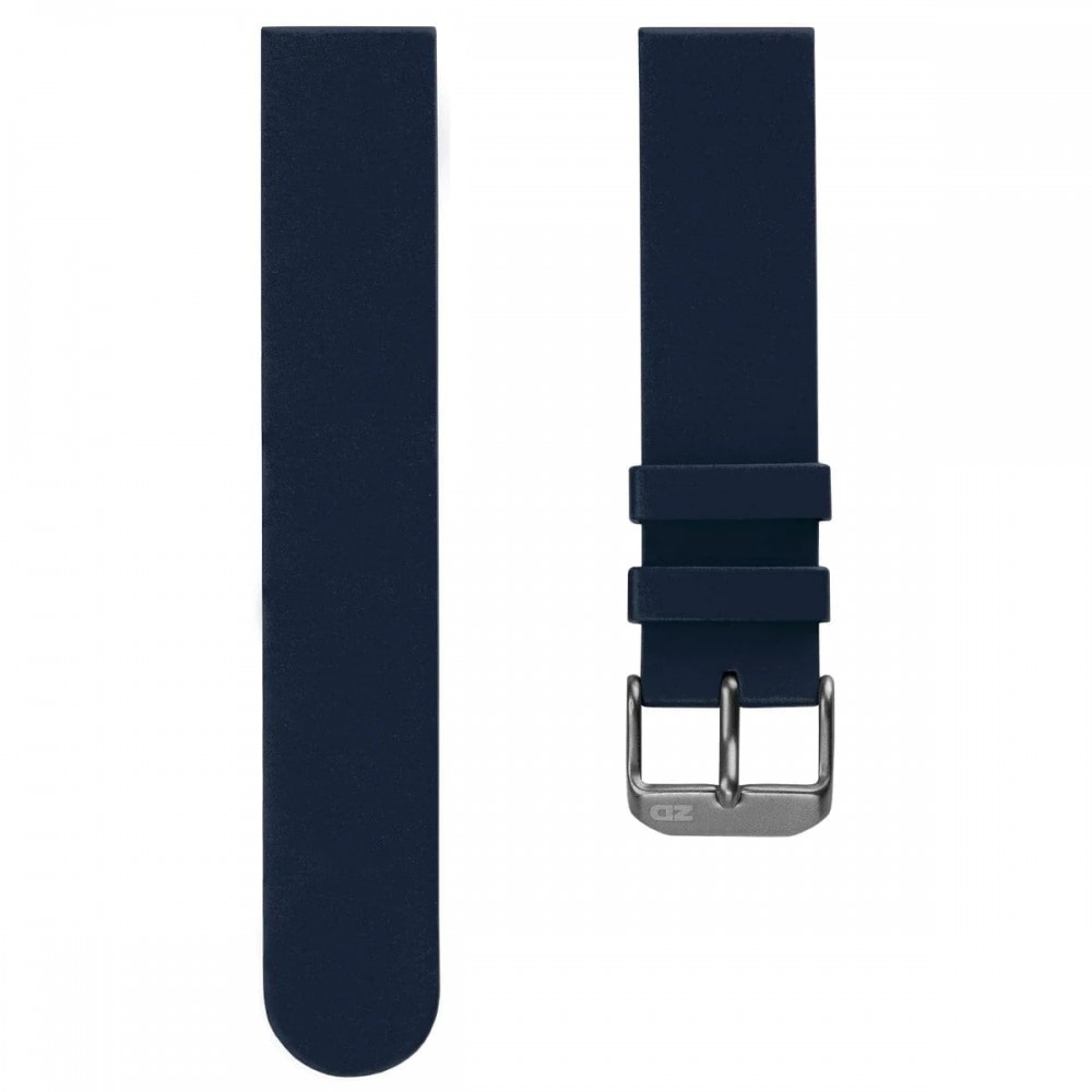 Rubber strap 24 mm green without clasp