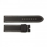 Rubberstrap black for Ocean 2, size L, black stitching
