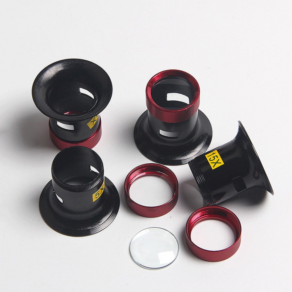 Watch repair tool metal magnifying glass 10x watch diamond jade appraisal magnifying loupe eye mask 5x magnifying glass TT-304