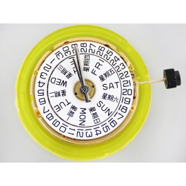 Asian 2824 gold plated watch movement V2 PT-210