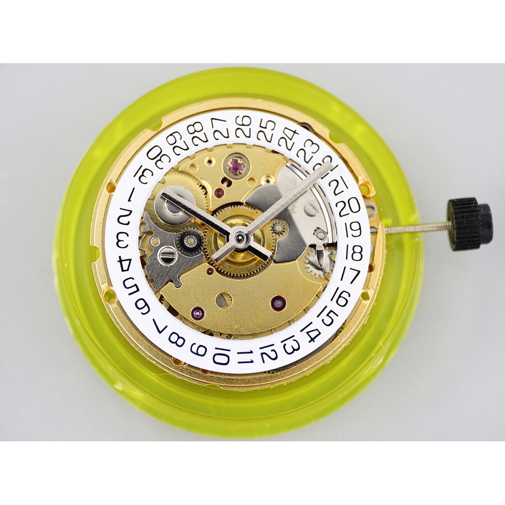 Asian 2824 gold plated watch movement V2 PT-210