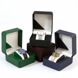 Flip PU leather watch box