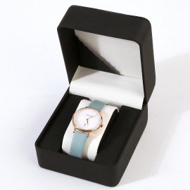Flip PU leather watch box