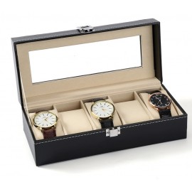 High-end PU leather watch box, watch display box, watch collection box