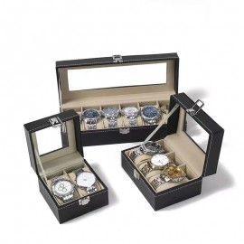 High-end PU leather watch box, watch display box, watch collection box