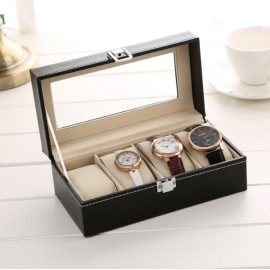 High-end PU leather watch box, watch display box, watch collection box