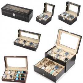 High-end PU leather watch box, watch display box, watch collection box