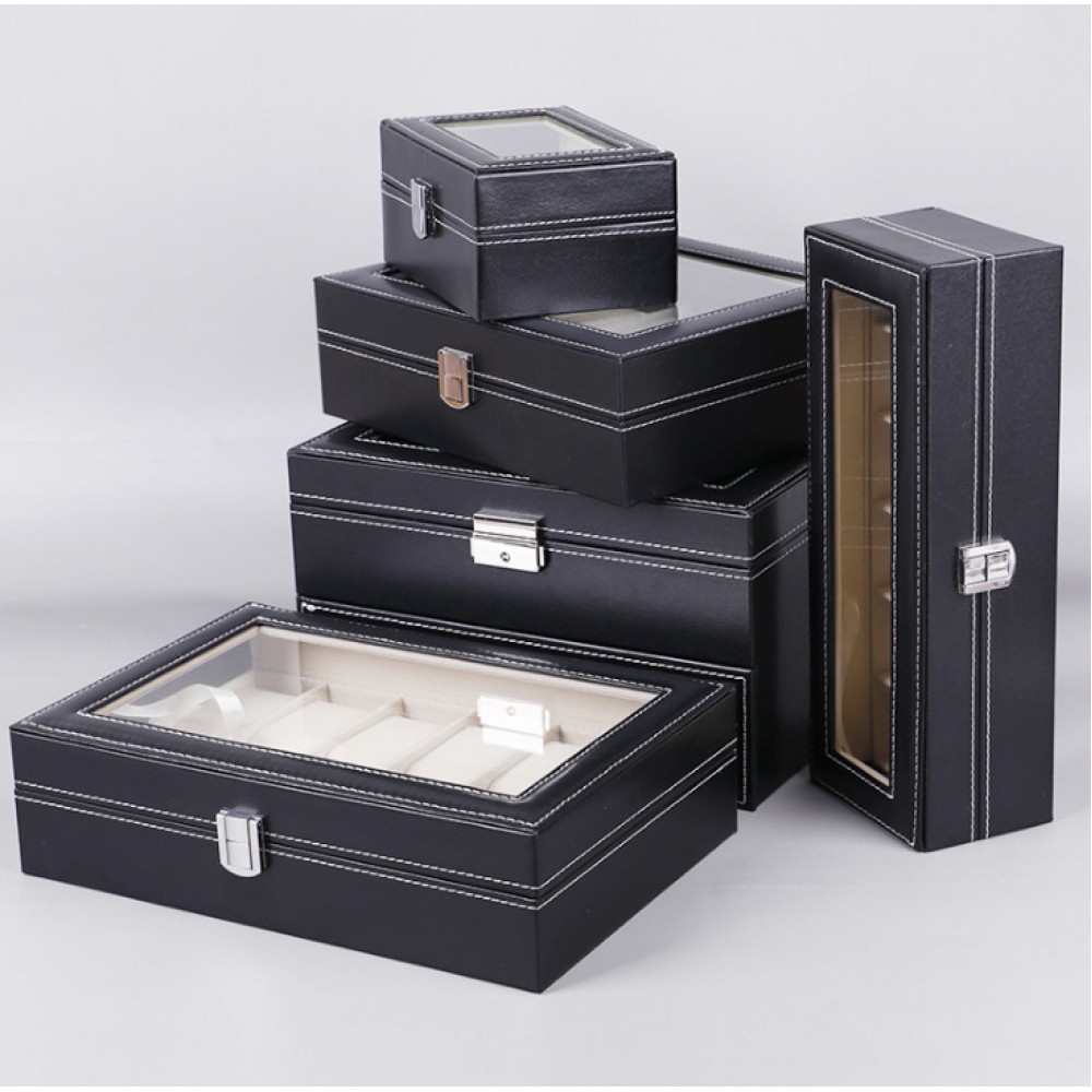 High-end PU leather watch box, watch display box, watch collection box