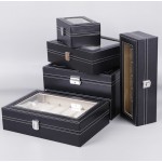 High-end PU leather watch box, watch display box, watch collection box