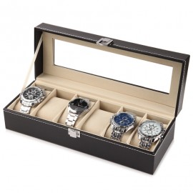 High-end PU leather watch box, watch display box, watch collection box