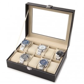 High-end PU leather watch box, watch display box, watch collection box