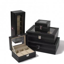 High-end PU leather watch box, watch display box, watch collection box
