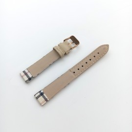 New Fashion Stripe Pattern Ladies Genuine Leather Watch Strap For PT-007