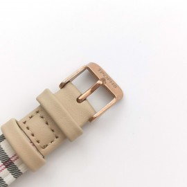 New Fashion Stripe Pattern Ladies Genuine Leather Watch Strap For PT-007