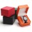PU leather frosted rounded corner watch box display square box high-end watch packaging box gift storage box