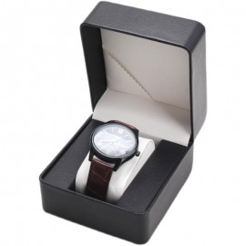 PU leather frosted rounded corner watch box display square box high-end watch packaging box gift storage box