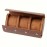 Watch storage box portable watch box PU three-position watch box dustproof and drop-proof mechanical watch box travel watch bag