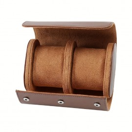 Watch storage box portable watch box PU three-position watch box dustproof and drop-proof mechanical watch box travel watch bag